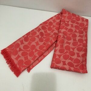 Coach Pink Scarf